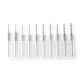 10 x Tungsten Carbide Micro Drill Bits