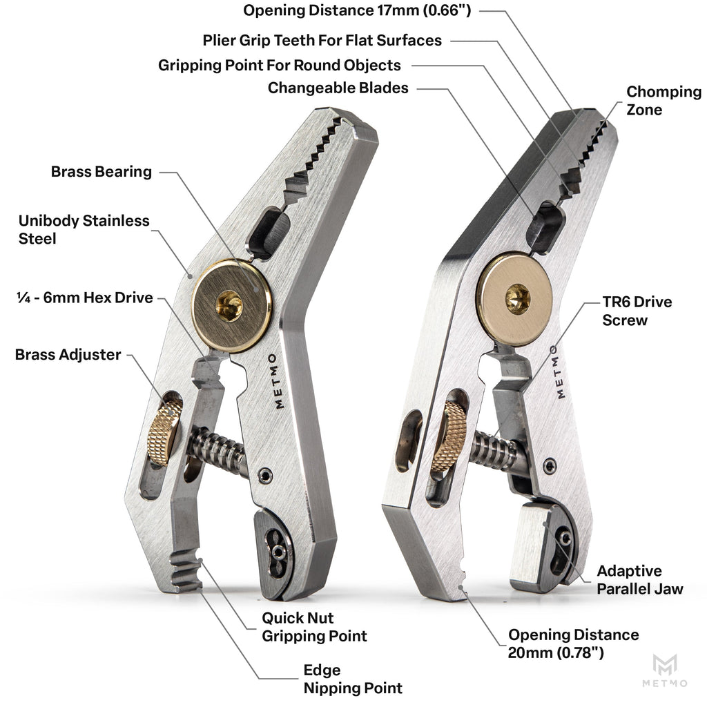 MetMo Stainless Steel Pocket Snip Grip Kickstarter - add-on