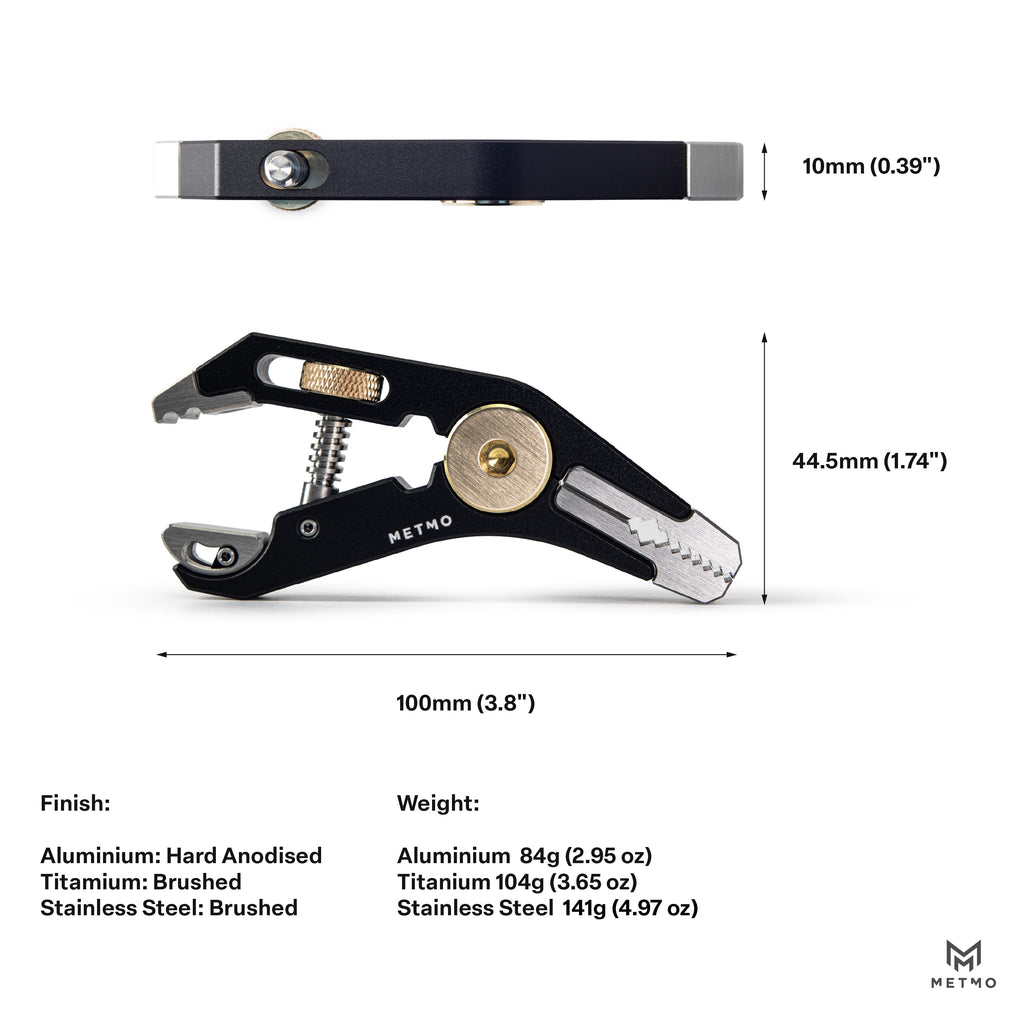 MetMo Stainless Steel Pocket Grip Kickstarter - add-on