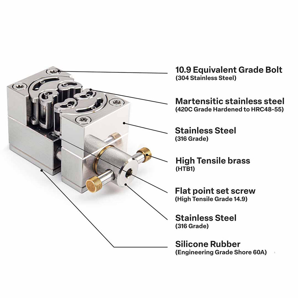 MetMo Stainless Steel Fractal Vise 82
