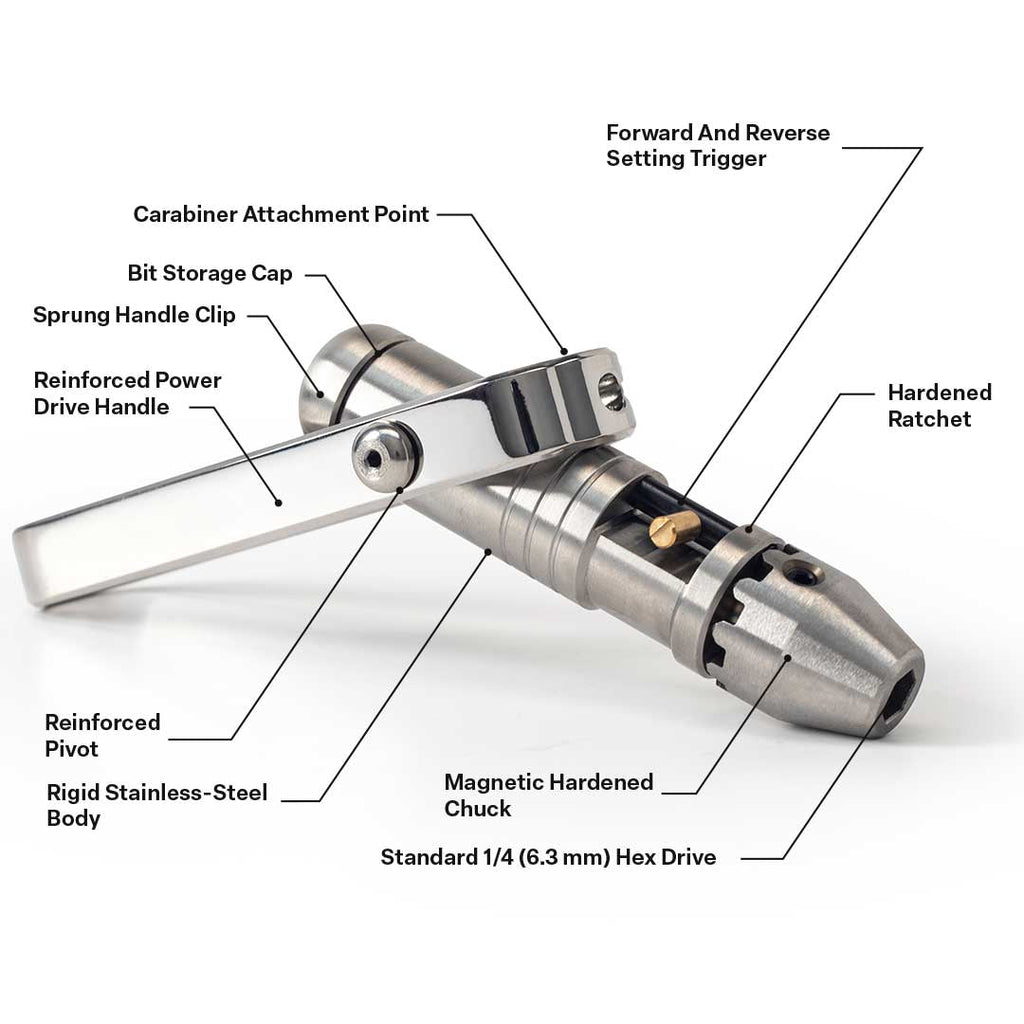 MetMo Stainless Steel Pocket Driver